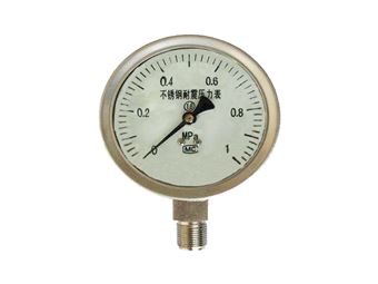 不锈钢耐震压力表